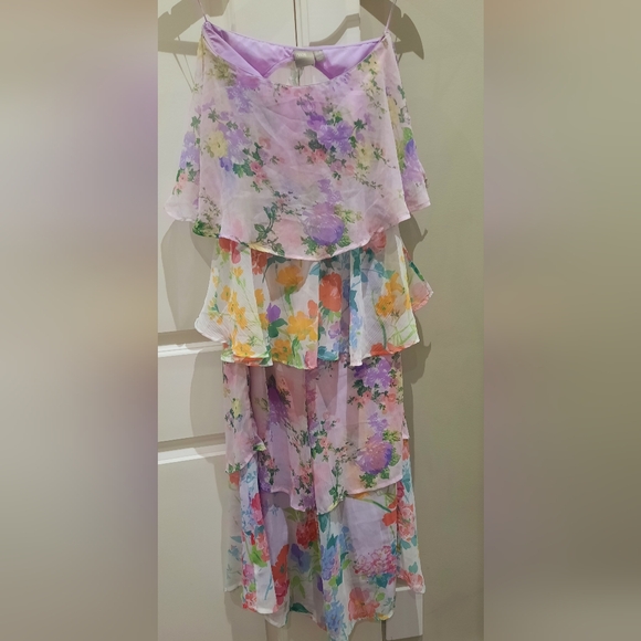 Asos floral tiered Jumpsuit - Picture 2 of 6